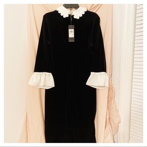 Brand new Karl Lagerfeld black velvet dress